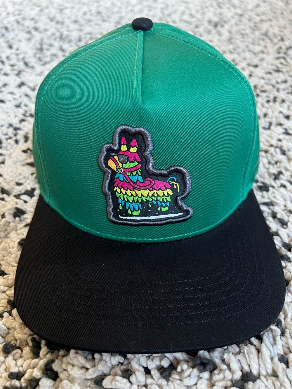 JC Hats x Los Tucanes De Tijuana La Piñata Green Black Snapback Hat